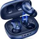 Sleep Earbuds, Mini ANC Wireless Earbuds Bluetooth 5.4 Headphones Deep Bass Stereo, 48H Playtime Ear Buds, 4 ENC Noise Cancelling Mic, IP7 In Ear Earphones for Side Sleepers,Touch Control, Blue
