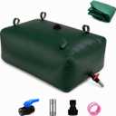 100 Gallon Water Storage Bladder, Premium Tear-Proof & Leakproof PVC Water Storage Tank, Portable Water Tank for Camping, Truck, RV Trips, Emergency, Outdoor & Wild Survival