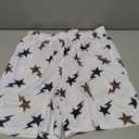 DIOTSR Mens Graphic Print Shorts Cool Mesh Basketball Shorts Casual Flat Front Shorts Summer Drawstring Size L