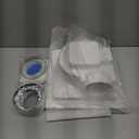 12" Ultra Quiet Bathroom Exhaust Fan with 6500K LED Light, 1.0 Sone 120 CFM, 10x10 Mount, 1500 LM Ceiling Ventilation Fan, Energy Efficient