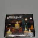 Homemory Flameless Rechargeable Tea Lights with Remote Timer - LED Tea Lights Battery Operated, Realistic Flickering for Home Holiday Decor, Wedding Table Centerpieces, 6-Pack ( 1-1/2''H 2-1/3'')