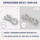 DVE50T5300C/A3 DVE45T3200W/A3 DV42H5200EF/A3 DV42H5400EF/A3 DV45H7000EP/A3 DVE45R6100C/A3 Dryer Heating Element for Samsung DV36J4000EW/A3 DV395ETPAWR/A1 DV400EWHDWR/AA DV405ETPAWR/AA DV405ETPASU/AA