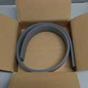 Rubber Door Threshold Ramp Self-Adhesive Rubber Ramp for Door Threshold 2/5 Inch Rise for Wheelchair Scooter Doorway Floor Tile Threshold Transition Strip Reducer (Gray, 2 in Wide x 3.3Ft Long)