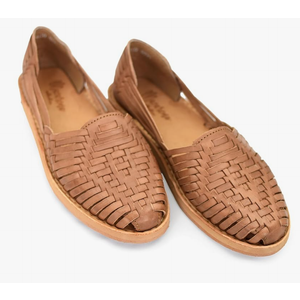 Macarena Collection Sandals women Huarache Sandal Colorful Leather Mexican Style Color Tan 4171 (5)