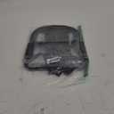 ZENPUNK Clear Backpack for Stadium Approved 12126, Small Size See Through Bag, PVC Transparent Backpack for Festival Sport Event Concerts (BLK) (Black)