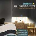 Motorized Blinds No Drill Automatic Blinds for Windows Cordless Roller Shades Electric Blinds with Remote Control Smart Blinds (Linen, 33.5 x 72)