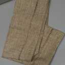 Tosewever Decorative Linen Table Runner with Tassels Tabletop Collection 14 x 72 Inches Table Runners for Everyday Dining Wedding Party Holiday Home Decor (14" x 72", Light Coffee)