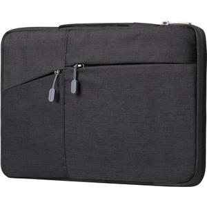 Megoo 12inch Laptop Sleeve Case for Microsoft Surface Pro 12 12"/11/10/9/X/8 13", Pro 7/6/5/4 12.5", Laptop Go 12.4", Carry Travel Case with Handle for 11"-13" Tablet Chromebook Computers(Black)