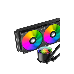 Jungle Leopard TK1 240 AIO ARGB CPU Cooler,Infinite Mirror Water Cooling Design,260W TDP Liquid CPU Cooler for AMD: FM2/FM2+/AM3+/AM4/AM5，Intel LGA115X/1200/1700/1366/2011/2066（240 White）