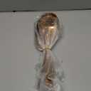 6-Piece Copper Serving Flatware Silverware Set,Stainless Steel Serving Utensil Set,Include Cake Server, Slotted Serving Spoon, Serving Spoon, Cold Meat Fork, Butter Knife, Soup Ladle