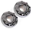 G-PLUS Dually Front 4X4 Open Chrome Wheel Center Hub Cap Compatible with 2005-2018 Ford F350 Replaces 5C3Z1130TA 4 pack