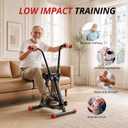 Pedal Exerciser for Seniors, Arm Leg Hand Elbow and Knee Exerciser, Full Body Space Walker, Low Impact Seated Workout Machine for Home