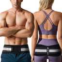 SI Belt for Men and Women  Sacroiliac Pelvic Support for Lower Back, Hip, and Sciatica Pain Relief  Adjustable Lumbar Brace for Pelvic Stability, Widened Design (Medium)
