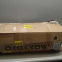 MAXYOYO Accent Chair with Ottoman Adjustable Backrest, Tufted Living Room Chair Upholstered Lounge Chair with Footrest Set, Modern Chair Cozy Reclining Chair for Reading Room, Dark Grey (Large)