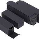 BENECREAT 50 Pack 3.4x1x1 inch Black Kraft Paper Lipstick Box Lip Balm Kraft Box for Birthday Festival, Wedding Valentine's Day, Festival Gift Packaging