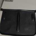 frani Center Console Silicone Mat(Black Carbon Fiber Texture) Designed for Tesla Model 3/Y 2021-2025,Tesla Center Console Cover Accessories for Model 3/Y(Not for Model 3 Highland 2024-2025)