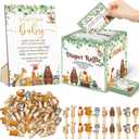102 Pcs Baby Shower Game Supplies Diaper Raffle Tickets with Diaper Raffle Card Box Don't Say Baby Sign Mini Clothespin Baby Shower Game Decor for Baby Shower Gender Reveal(Animal)