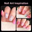 7 x MEKK Short Square Nail Tips,240PCS Full Cover Half Matte Soft Gel Nail Tips,Pre-Shaped Nail Extensions for Home DIY & Salon Use - 12 Sizes