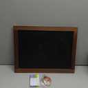 Magnetic Chalkboard 12x16 Hanging Framed Wall Chalk Board Combination Chalk & Bulletin Board Rustic Wooden Framed Blackboard for Kids, Home, Office, Restaurant