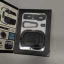 MAGEASY Odyssey AirPods 1 2 Case Cover with Secure Lock + Travel Clip + Wrist Strap, Wireless Charging Compatible, Drop Protection Apple AirPod Pro 1st 2nd Generation Case Shockproof (Metal Black)