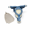 Annhua Dental Articulator Magnetic Dentist Articulator Denture with 6 Metal Plates and 2 Allen Keys, Large Size Type C Alloy Articulators for Dentures Laboratory, and Students Learning