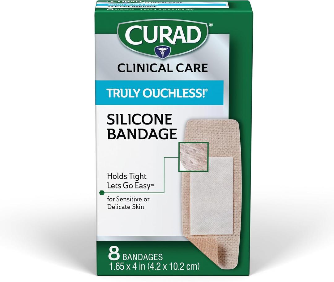 3 x Curad - CUR5003V1 Truly Ouchless Silicone Bandage
