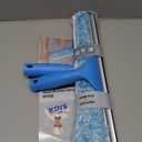 MR.SIGA Professional Window Cleaning Combo - Squeegee & Microfiber Window Scrubber, 14" (Blue)