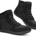 Mens Snow Boots Waterproof Warm Fur Lined Winter Boots Lightweight Slip Resistant Comfortable Ankle shoes Outdoor Walking (10)