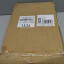 Giikin TV Tray Table, 360° Swivel Height Adjustable TV Trays for Eating on Couch,Sofa Armrest Side Table for Small Spaces Sofa Bed Dinner, Rustic Brown