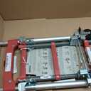 Milwaukee Hand Trucks 73333 Fold-Up Convertible Hand Truck, 4-Piece Frame, Compact Storage, 300 lb Capacity, Red
