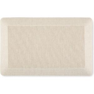 Martha Stewart Mira Modern Heathered Anti-Fatigue Air-Infused Kitchen Mat, Beige, 19.6"x32"