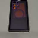 CANSHN Designed for Samsung Galaxy S23 Ultra Case [Full Camera Protection] [Compatible with MagSafe] Translucent Matte Shockproof Protective Phone Cover 6.8 Inch - Deep Purple