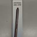 Electric Candle Lighter Rechargeable Windproof Flameless Gifts for Men Husband Dad Dual Arc Stocking Stuffers for Men Him Women Camping Kitchen USB Lighters with Safety Lock Valentines (Black)