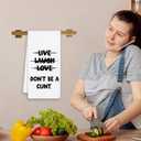 Funny Hand Kitchen Towels, Funny Bathroom Hand Towels, Funny Hand Towels Bathroom Decor, Funny Gifts for Women Adults Humor, 16x24 Inch