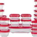 Rubbermaid EasyStore Containers, 44-Piece Set, Food Storage Containers with Lids