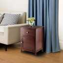 Winsome 25 x 18.9 x 14.96-Inch Wood Night Stand/Accent Table, Brown (94215), 18.90"W x 14.96"D x 25"H