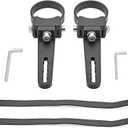 XJMOTO 1.75'' Custom Side Roll Cage Bull Bar Clamps LED Light Mount Bracket Compatible with Ranger RZR Ace General Fit Arctic Cat YXZ Teryx ATV UTV