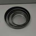 Chicago Metallic Professional 3-Piece Round Cake Pan Set of 6, 8, 10 inch Premium Nonstick Bakeware, Heavy-Weight Carbon Steel for Even Baking, Perfect for Layer Cakes