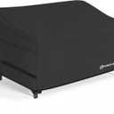 Porch Shield Waterproof Outdoor Furniture Sofa Cover Patio 2 Seater Loveseat Cover 60W x 35D x 35H inch, Black