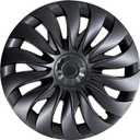 Wheel Cover for Tesla Model 3 Highland (2023-2025) 4PCS Hubcaps for Tesla Model 3 18 Inch Model 3 Wheel Cover Rim Cover Full Cover Hubcaps Model 3 Accessories (New Storm)