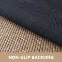 SUROQUE Door Mat Indoor Entrance Rug, Ultra Non-Slip Rubber Backing, Dirt Resistant and Absorbent, Washable Floor Door Mats Indoor, Low-Profile Entryway Mat for Home, Khaki, 29" x 17"