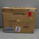 VIVOHOME Stadium Seat with Back Support and Cushion, Portable Bleacher Chair with Cup Holder and Shoulder Strap, Comfortable for Various Sports Events (Blue)