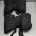 GKWW 2Pcs Bow Pillow Soft Bow Throw Pillow Cute Bowknot Plush Pillow Bow Aesthetic Home Decor Stuffed Bow Lumbar Pillow for Bed Couch Living Room Decor (Black)