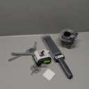 SupMaKin Fresh Meat Slicer, Thickness Adjustable 2 or 4 mm, 17 IN 1 Stainless Steel Manual Meat Cutter, Cleaver Kitchen Knife, Jerky Slicer Suit for Chicken Breast Beef Pork (Gray)