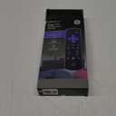 GE Roku TV Direct Replacement TV Remote Control in Black, 66814