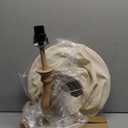 Farmhouse Table Lamp Touch Control 3-Way Dimmable Table Lamp, Modern Nightstand Lamp with 2 USB Port Bedside Desk Lamp with Fabric Shade for Living Room Bedroom Hotel (Pack 1-Beige Shade)