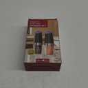 CIRCLE JOY Gravity Electric Salt and Pepper Grinder Set Automatic Salt and Pepper Grinder Set with LED Light, Battery Operated, Adjustable Coarseness, Large Capacity, for Home Kitchen BBQ