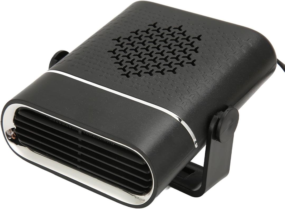 12V Car Heater, 150W Portable Car Heater Windshield Defroster 360° Rotatable 2 in 1 Car Heating and Cooling Fan with Cigarette Lighter Plug for Cars Trucks SUVs Carts