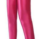 Pull On Legging Boots for Women Thigh High Stiletto Stretch Heel Boots (8, Pink)
