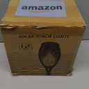 IkeeRuic 12Pack Christmas Yard Decorations, Multicolor Christmas Solar Lights for Outside Decor, LED Solar Flame Lights Outdoor for Xmas Decor, Waterproof Luces Solares for Yard Patio Garden Pathway